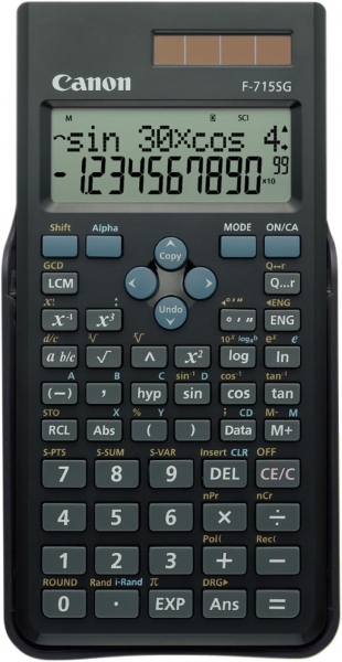 Canon F-715SG Calculadora Cientifica con Pantalla LCD 2 Lineas 16 Digitos - Calculo Interno de hasta
