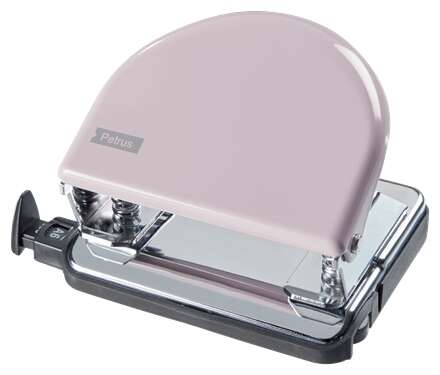 Petrus 52 Retro Taladro Perforador Metalico - Hasta 20 Hojas - Marcas de Formato - Facil Vaciado - P