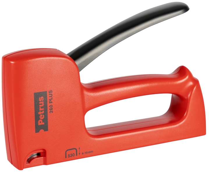Petrus 260 Plus Clavadora/Grapadora - Para Grapas 530/4-10mm - Carga Posterior - Sistema de Bloqueo 