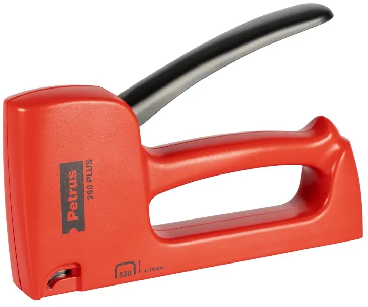 Petrus 260 Plus Clavadora/Grapadora - Para Grapas 530/4-10mm - Carga Posterior - Sistema de Bloqueo 