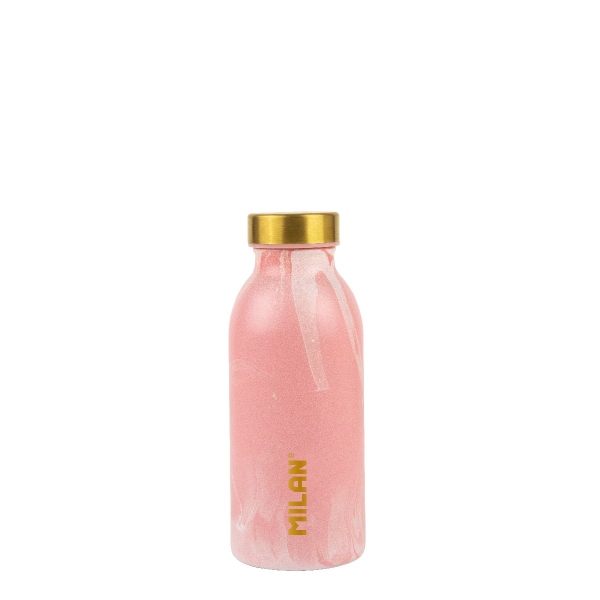 Milan Serie Lava Botella Isotermica 0.35L - Doble Pared de Acero Inoxidable - Liquidos Calientes has