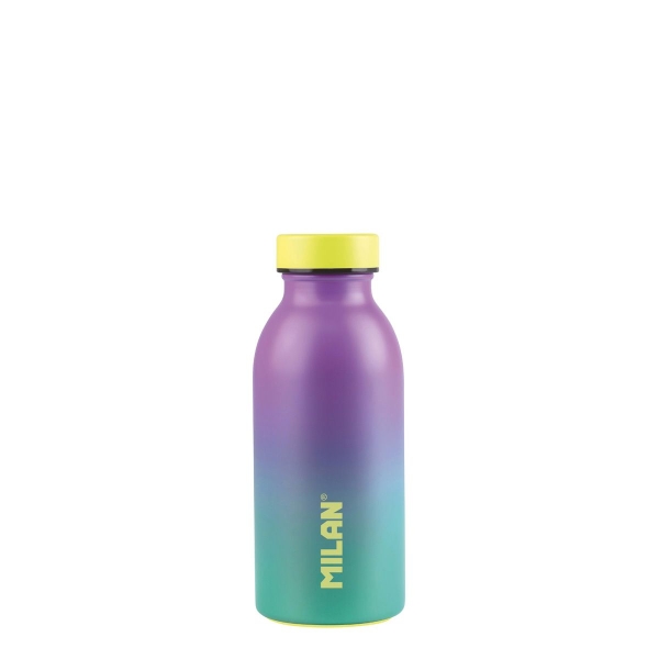 Milan Serie Sunset Botella Isotermica 0.35L - Doble Pared de Acero Inoxidable - Liquidos Calientes h