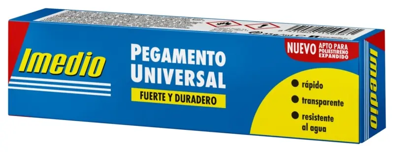 Imedio Pegamento Universal 35ml - Transparente - Secado Rapido