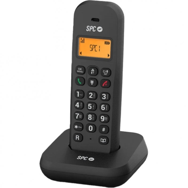 SPC Keops Telefono Fijo Inalambrico DECT - Pantalla Iluminada - Agenda 50 Contactos - Identificador 