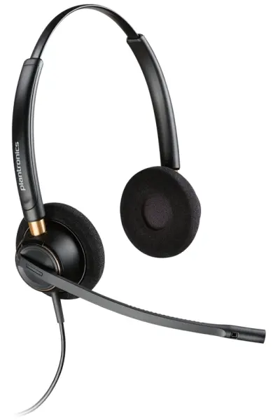 Plantronics/Poly EncorePro 520 Auriculares con Microfono - Cancelacion de Ruido - Almohadillas Acolc