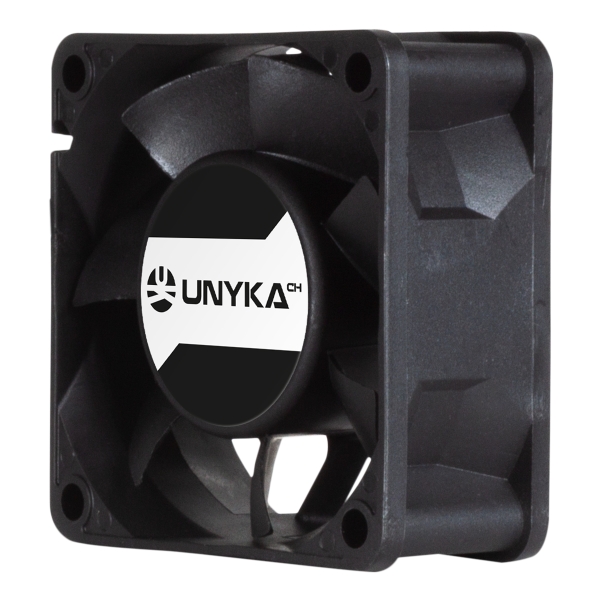 Unykach Server Ventilador 60mm de Doble Bola - Velocidad Max. 3000rpm - Conector de 4 Pines con Cont