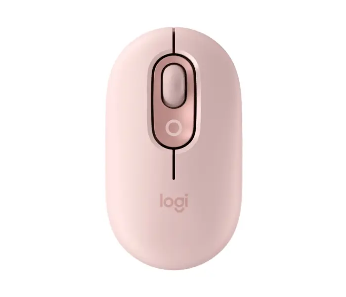 Logitech POP Mouse Raton Inalambrico 1000dpi - 4 botones - Multidispositivo - Color Rosado