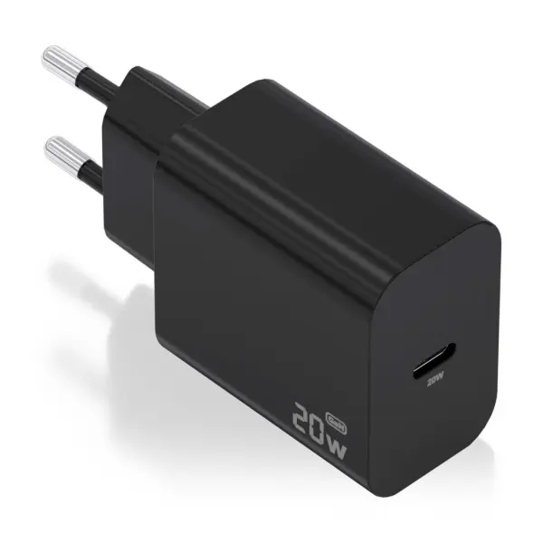 Aisens Cargador GaN 20W - USB-C PD3.0 - Color Negro