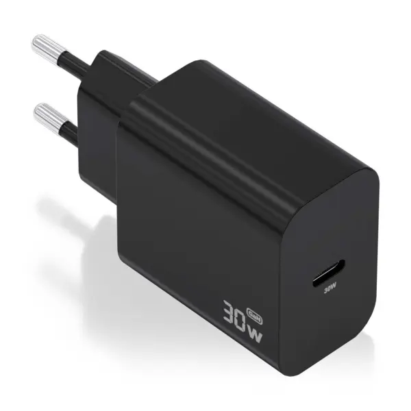 Aisens Cargador GaN 30W - USB-C PD3.0 - Color Negro