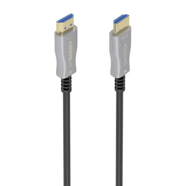 Aisens Cable HDMI V2.0 AOC Premium Alta Velocidad con Ethernet - Conectores Tipo a Macho - Fibra Opt