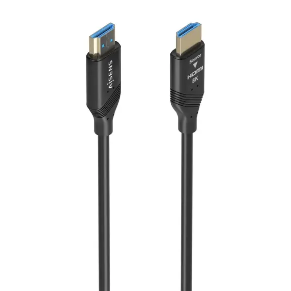 Aisens Cable HDMI V2.1 AOC Ultra Alta Velocidad - HEC 8K@60HZ 4K@120HZ 4:4:4 48GBPS - 10m - Color Ne