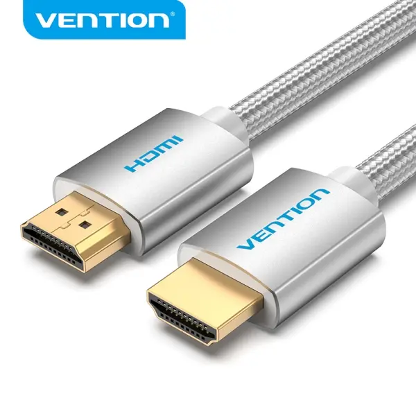 Vention Cable HDMI 2.0 - Trenzado Textil - Contactos Dorados - Soporte 4K, HDR, 3D - Apantallado - C