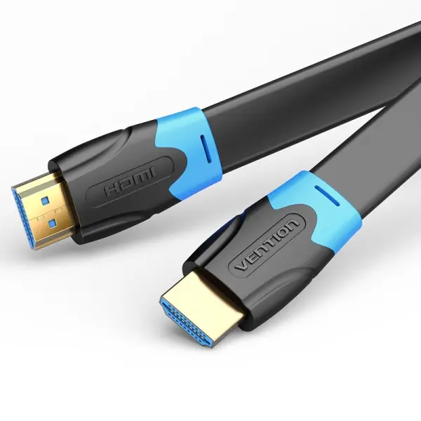Vention Cable Plano HDMI Macho a HDMI Macho 2.0 4K - 5m - Color Negro