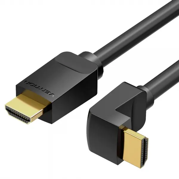 Vention Cable HDMI Macho a HDMI Macho 90� 4K 2.0 - 1.5m - Color Negro