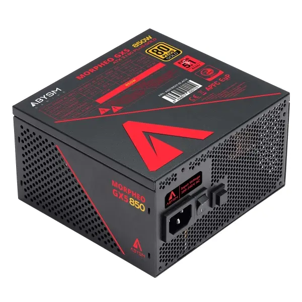 Abysm Gaming Morpheo GX5 850W Fuente de Alimentacion 80 Plus Gold Full Modular 850W ATX - Ventilador