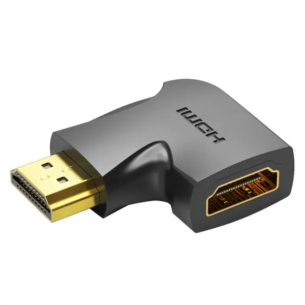 Vention Adaptador HDMI Macho a HDMI Hembra 4K 270� - Color Negro