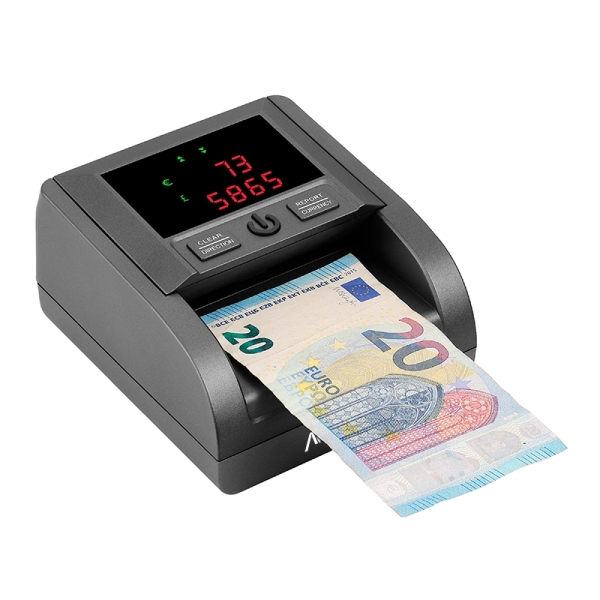 AVPos Contador/Detector de Billetes AVP-DT25G - Cuenta Cantidad de Billetes y Valor Total - Libras y