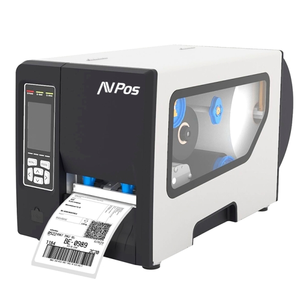 AVPos E1 Impresora Termica Etiquetas Industrial - Velocidad 203mm/s - Resolucion 300 DPI - USB, Seri