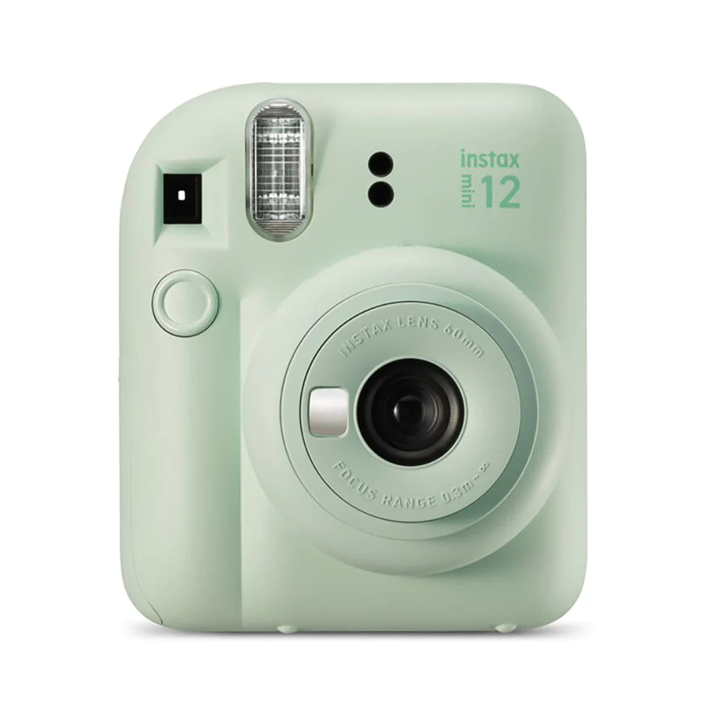 Fujifilm Instax Mini 12 Mint Green Camara Instantanea - Tama�o de Imagen 62x46mm - Flash Auto - Expo