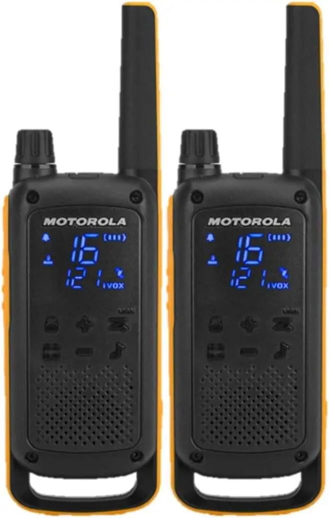 Motorola TLKR T82 Extreme Pack 2 Walkie Talkies - 16 Canales PMR446 y 121 Codigos - Alcance de hasta