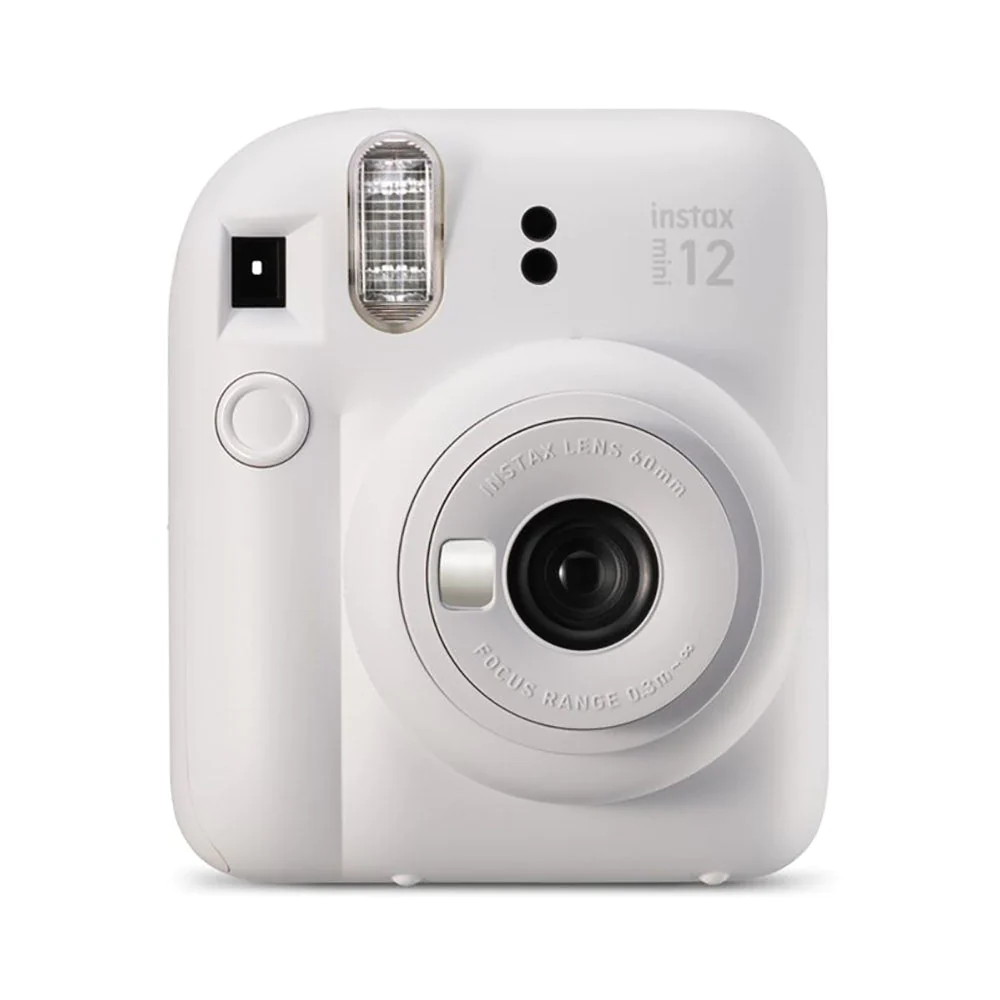 Fujifilm Instax Mini 12 Clay White Camara Instantanea - Tamao de Imagen 62x46mm - Flash Auto - Expo