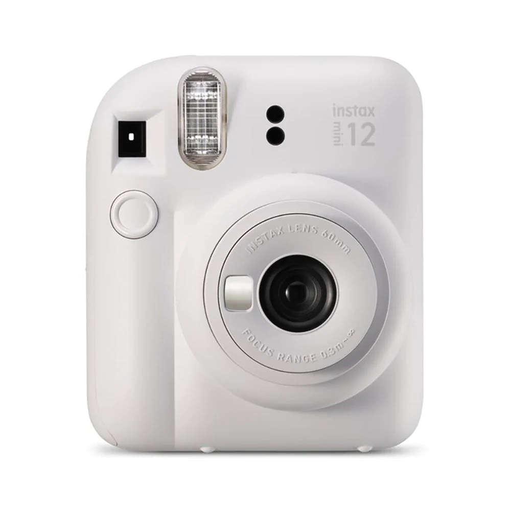 Fujifilm Instax Mini 12 Clay White Camara Instantanea - Tama�o de Imagen 62x46mm - Flash Auto - Expo