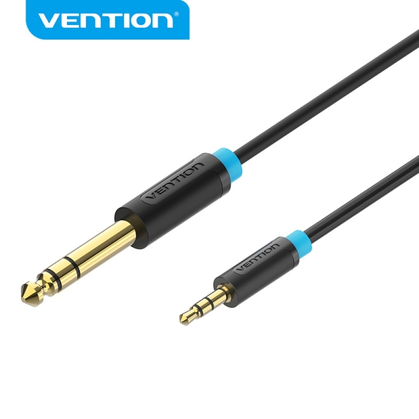 Vention ProAudio Cable de Audio Profesional - Alta Fidelidad - Conectores 6.5mm Chapados en Oro - Co