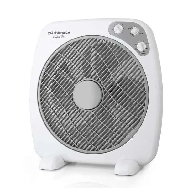 Orbegozo BF 0140 Ventilador Portatil con Difusor Rotativo y Temporizador - Ideal para Oficina, Campi