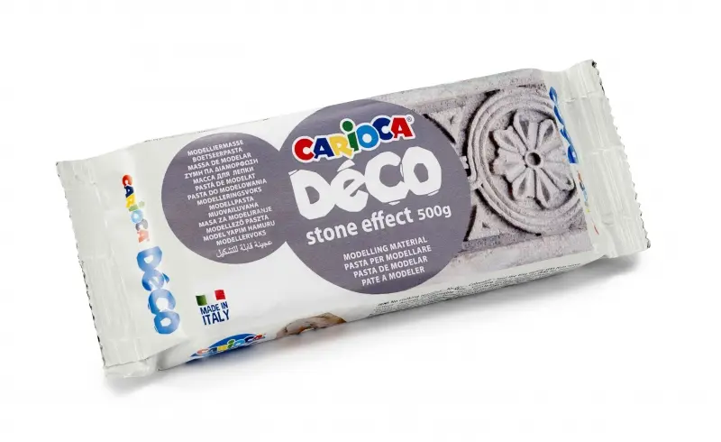 Carioca Stone Pack de Pasta de Modelar - Apta para Todas las Tecnicas de Modelaje - Endurece al Aire