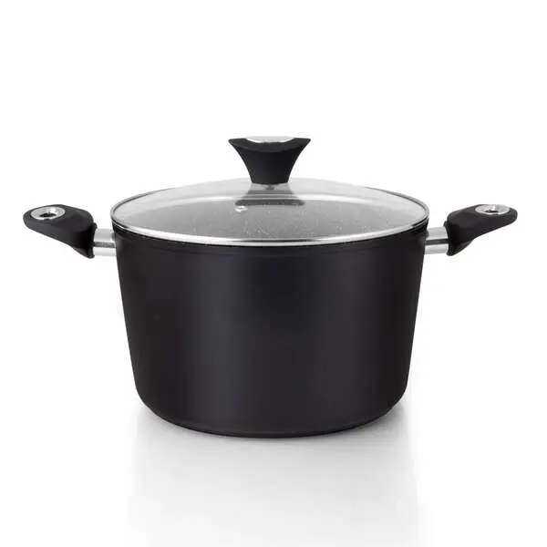 Orbegozo CFH 3024 Cacerola Honda de Aluminio Forjado - 6L de Capacidad - Antiadherente - Mango Ergon