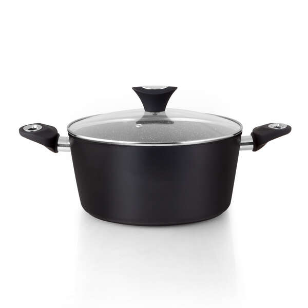 Orbegozo CFM 2022 Fundicook Cacerola de Aluminio Forjado con Capacidad de 5.09L - Antiadherente Libr