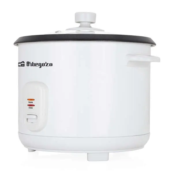 Orbegozo CO 3031 Cocedor de Arroz - Cocina Arroz sin Pegarse - Capacidad 1.8L - Vaporera Incluida - 