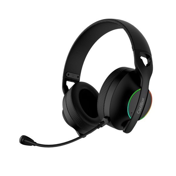 Coolbox WB01 Auriculares Gaming Inalambricos con Microfono - Conectividad Bluetooth 5.4, Inalmabrica