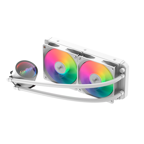 Coolbox Infinite Liquid240 Kit de Refrigeracion Liquida - ARGB - TDP 250W - Compatibilidad Universal