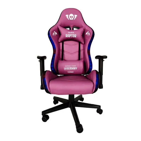 Cromad Serie Raptor Legendary Silla Gaming - Altura Regulable con Piston de Gas Clase 2 - Reclinable