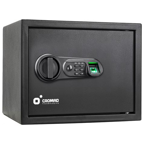 Cromad Caja Fuerte Electronica - Alto Nivel de Seguridad - De 4 a 8 Digitos - Huella Dactilar - Bisa