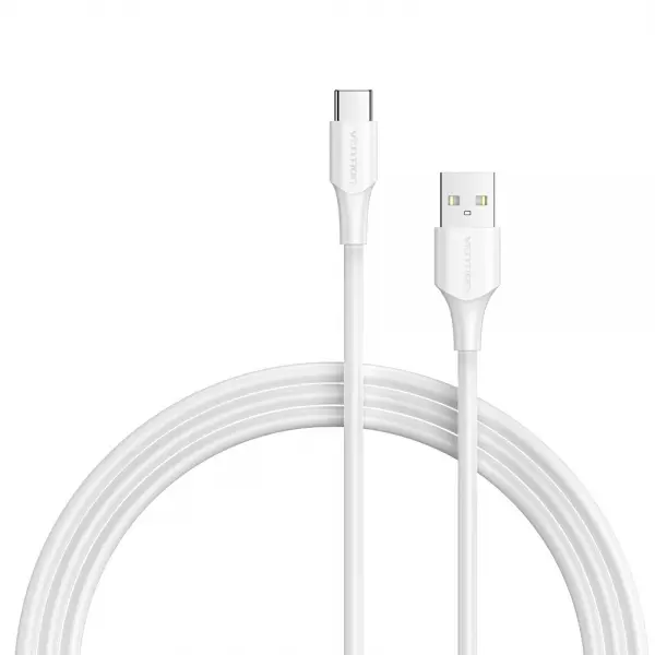 Vention Cable USB-A Macho a USB-C Macho - 1.5m - 3A - 60W - 480Mbps - Color Blanco