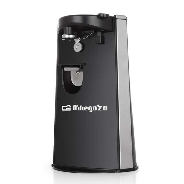 Orbegozo CU 6500 Abrelatas Electrico 3 en 1 - Practico y Funcional - Cuchilla de Acero Inoxidable - 