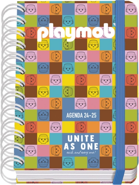 Dohe Playmobil Unite As One Agenda Escolar 25/26 Espiral Wire?o A6 - Dia Pagina - Papel 80g/m2 - 4 H