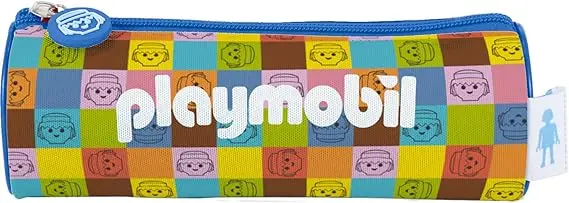 Dohe Playmobil Unite As One Portatodo Simple Redondo - Cierre con Cremallera y Tirador de Goma