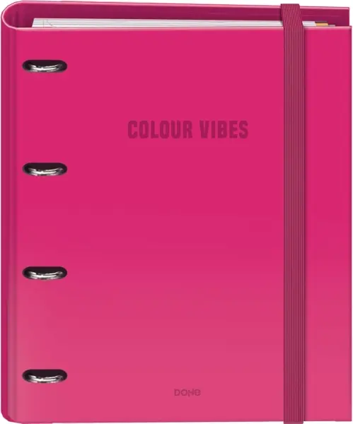 Dohe Colour Vibes Carpeta de 4 Anillas Mixtas de 35mm Recambio 100 Hojas Cuadricula 5mm - Formato A4