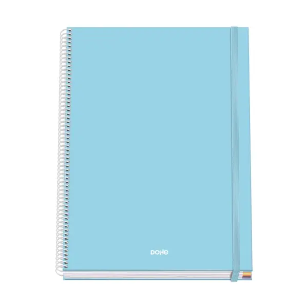 Dohe Serenity Cuaderno Espiral A4 100 Hojas Microperforadas Cuadricula 5mm - Tapa Dura Carton Forrad