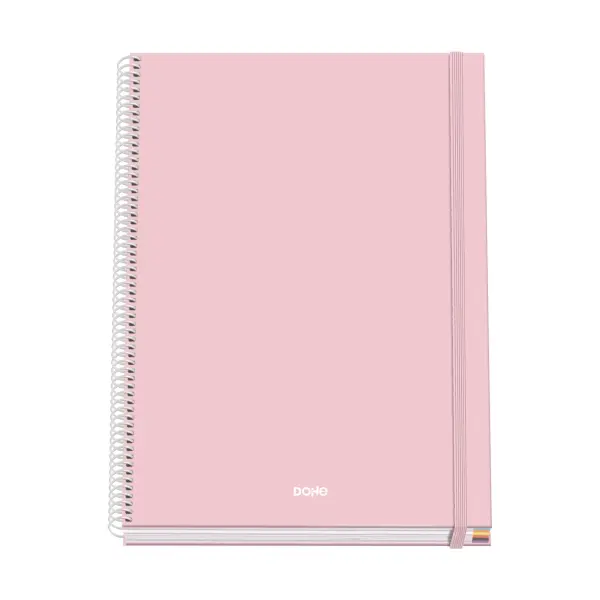 Dohe Serenity Cuaderno Espiral A4 100 Hojas Microperforadas Cuadricula 5mm - Tapa Dura Carton Forrad