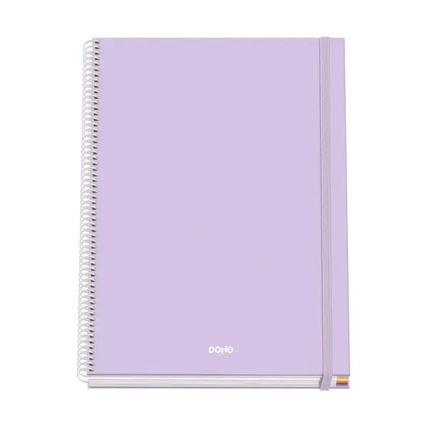 Dohe Serenity Cuaderno Espiral A4 100 Hojas Microperforadas Cuadricula 5mm - Tapa Dura Carton Forrad