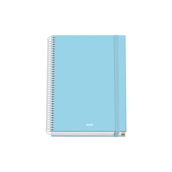 Dohe Serenity Cuaderno Espiral A5 100 Hojas Cuadricula 5mm - Tapa Dura Impresa a todo Color y Plasti