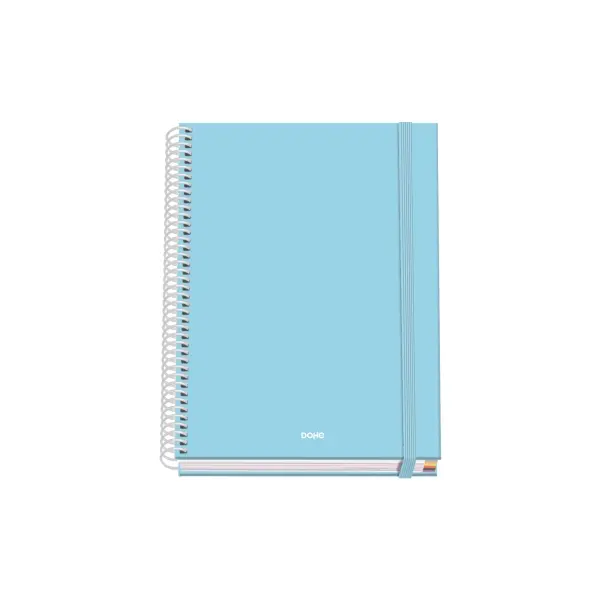 Dohe Serenity Cuaderno Espiral A5 100 Hojas Cuadricula 5mm - Tapa Dura Impresa a todo Color y Plasti