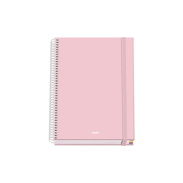 Dohe Serenity Cuaderno Espiral A5 100 Hojas Cuadricula 5mm - Tapa Dura Impresa a todo Color y Plasti