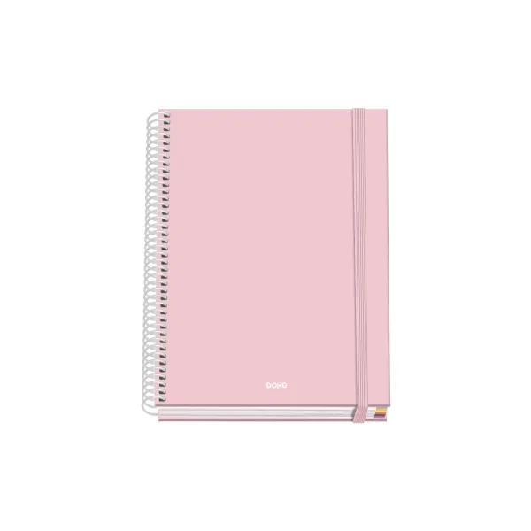 Dohe Serenity Cuaderno Espiral A5 100 Hojas Cuadricula 5mm - Tapa Dura Impresa a todo Color y Plasti
