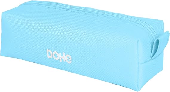 Dohe Serenity Portatodo Cuadrado - Cierre con Cremallera y Tirador de Goma - Color Azul