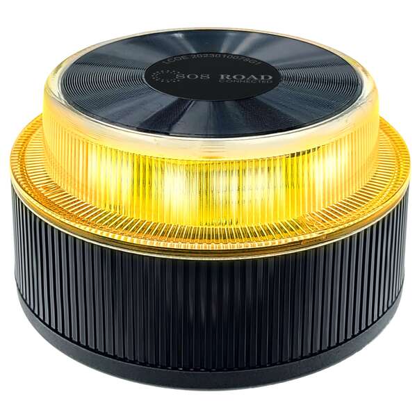 SOS Road Baliza de se�alizacion de emergencia en carretera V16, homologada por la DGT, con GPS y SIM